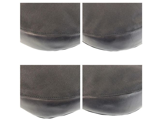 Borsa Hobo a Spalla in Nylon e Pelle Gucci Nero - vista 4