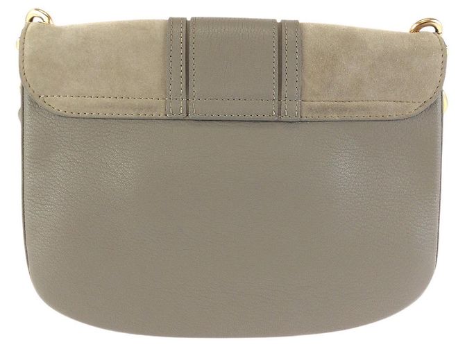 Chloé Borsa a tracolla in pelle Chloe Grigio - vista 2