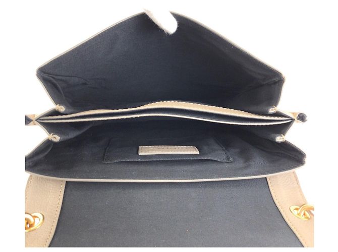 Chloé Borsa a tracolla in pelle Chloe Grigio - vista 8