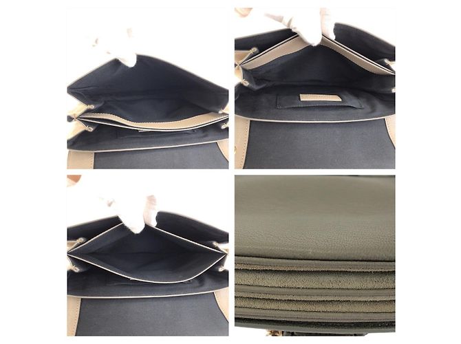 Chloé Borsa a tracolla in pelle Chloe Grigio - vista 9