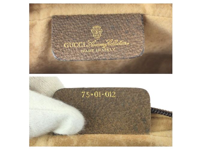 Clutch in tela GG Supreme Gucci - vista 4