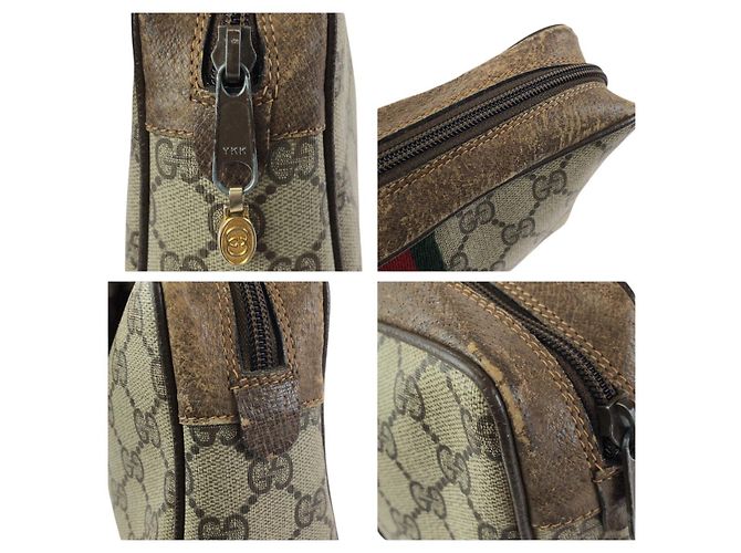 Clutch in tela GG Supreme Gucci - vista 6