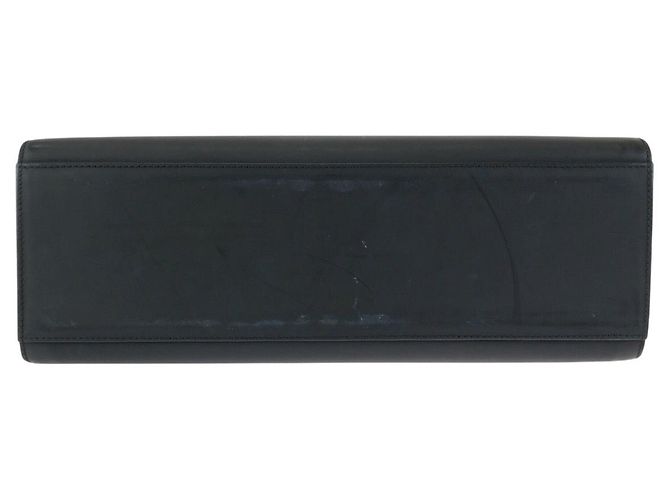 Bamboo Bolsa Tote Gucci em couro com alça de bambu Preto - vista 10