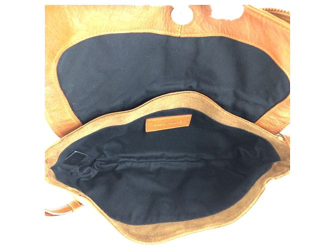 Chloé Borsa a tracolla in pelle Chloe Marrone - vista 8