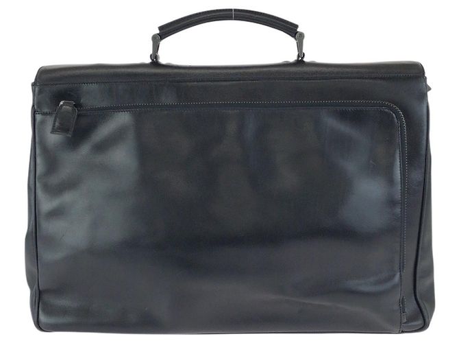 Pasta de couro preta Prada Bolsa de negócios Preto - vista 2