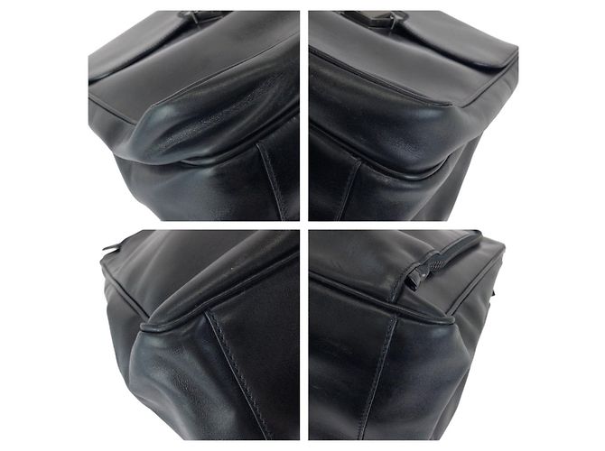 Pasta de couro preta Prada Bolsa de negócios Preto - vista 3