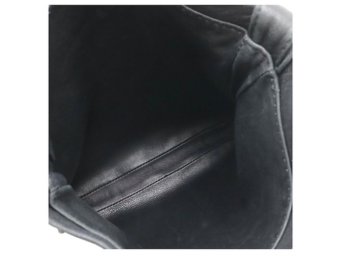 Hermès Borsa a tracolla in agnello nero Hermes - vista 6