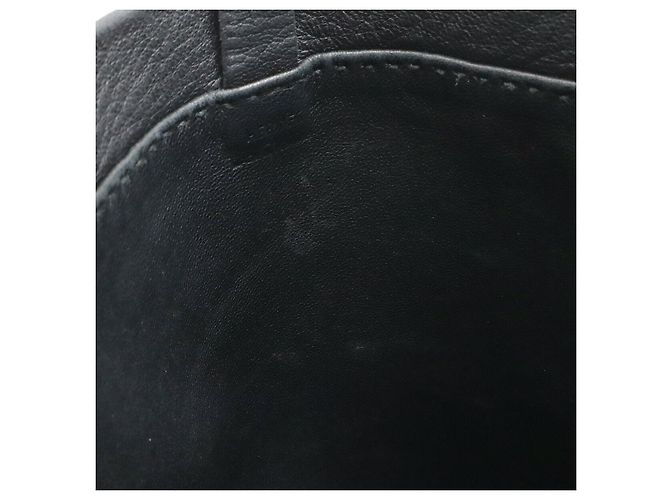 Hermès Borsa a tracolla in agnello nero Hermes - vista 8