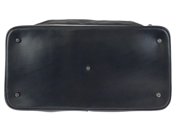Prada Nylon Leder Tessuto Logo Tote Schwarz - Ansicht 10