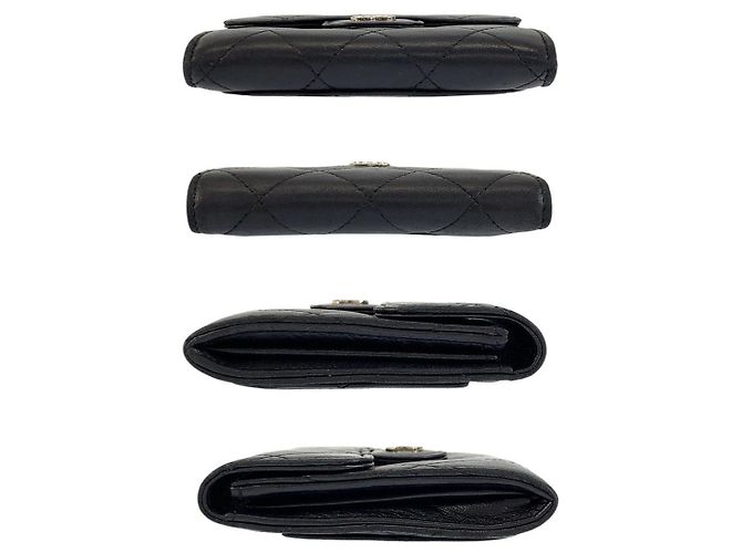 Monedero de cuero matelassé Chanel Negro - vista 10