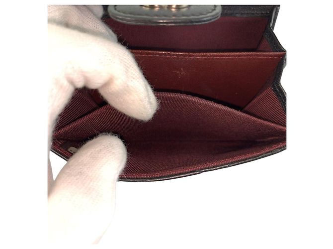 Monedero de cuero matelassé Chanel Negro - vista 6