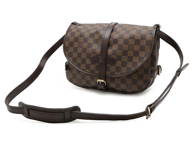 Louis Vuitton Damier Canvas Saumur 30 Schultertasche Braun - Ansicht 2