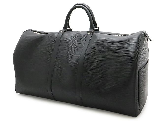 Borsa Boston Louis Vuitton Epi Leather Keepall 55 Nero - vista 2