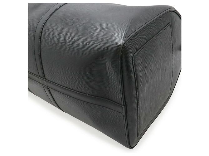 Borsa Boston Louis Vuitton Epi Leather Keepall 55 Nero - vista 3