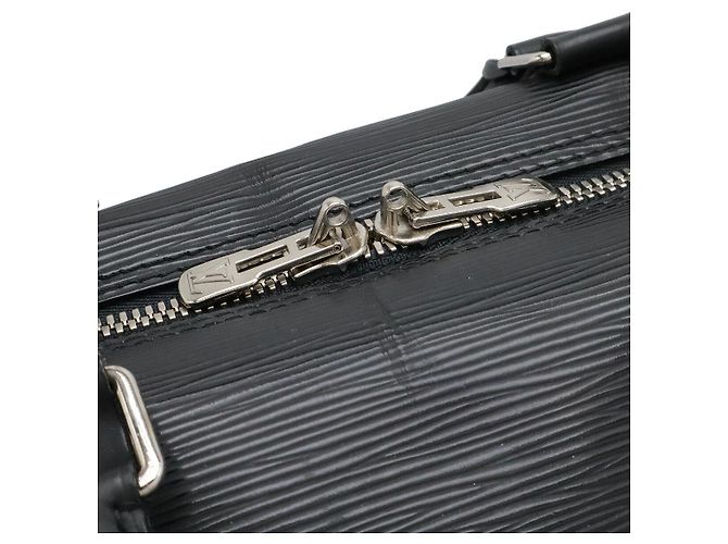 Borsa Boston Louis Vuitton Epi Leather Keepall 55 Nero - vista 6