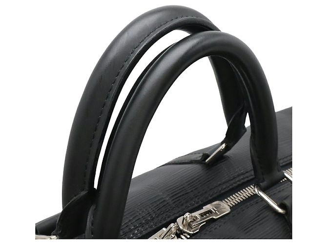 Borsa Boston Louis Vuitton Epi Leather Keepall 55 Nero - vista 7
