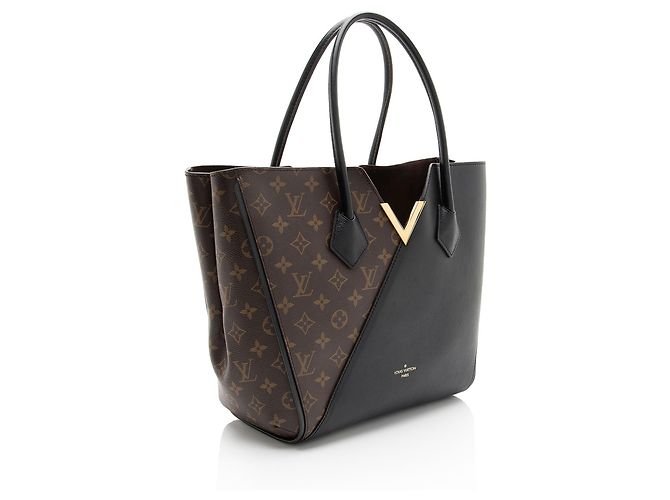 Tote Kimono in tela Monogram Louis Vuitton Nero - vista 2