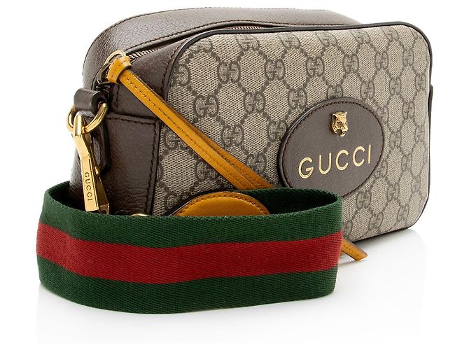 Gucci GG Supreme Neo Vintage Messenger Marrone Beige - vista 2