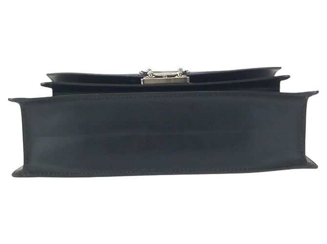 Borsa Louis Vuitton in pelle Epi Monceau Nero - vista 10