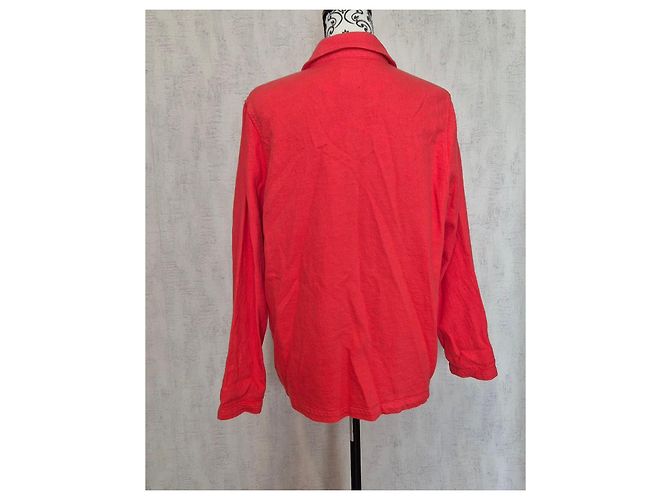 Autre Marque Harris Wilson Giacca Leonie Cotone Corallo Rosso - vista 4