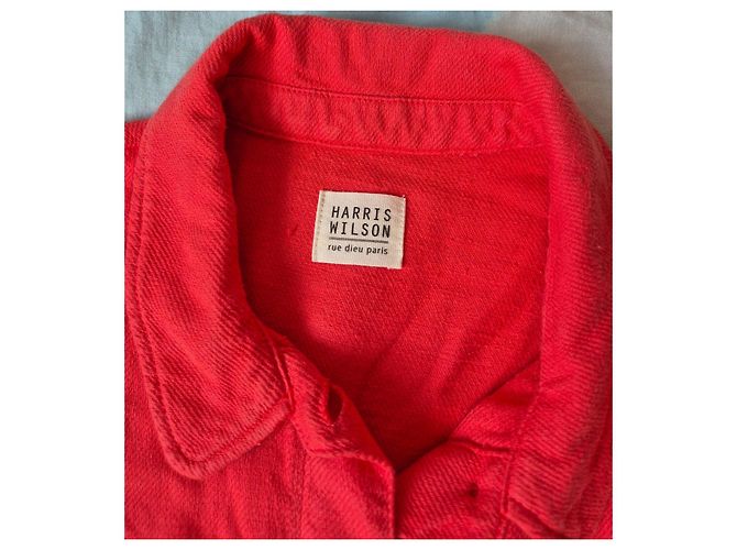 Autre Marque Harris Wilson Giacca Leonie Cotone Corallo Rosso - vista 5