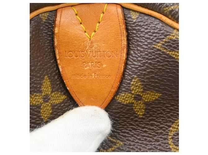 Borsa Keepall Louis Vuitton Monogram Canvas 55 Marrone - vista 4
