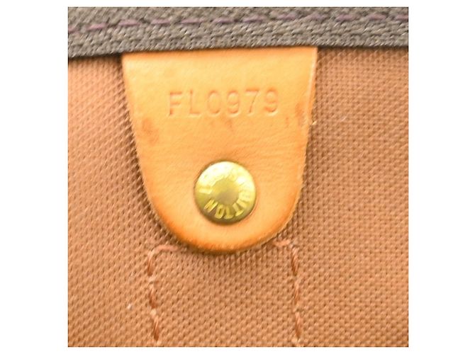 Borsa Keepall Louis Vuitton Monogram Canvas 55 Marrone - vista 5