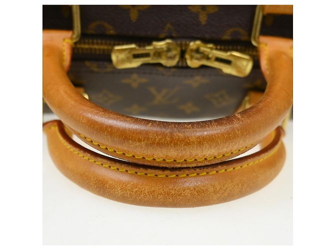 Borsa Keepall Louis Vuitton Monogram Canvas 55 Marrone - vista 6
