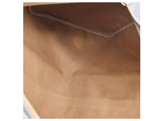 Borsa Louis Vuitton Keepall Bandouliere Monogram Canvas 55 Marrone - vista 3