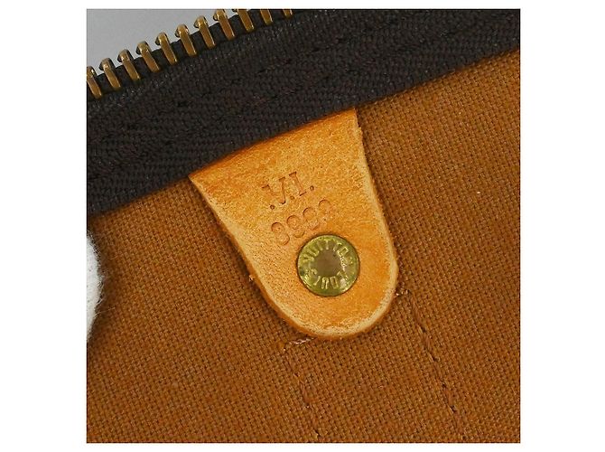Borsa Louis Vuitton Keepall Bandouliere Monogram Canvas 55 Marrone - vista 4