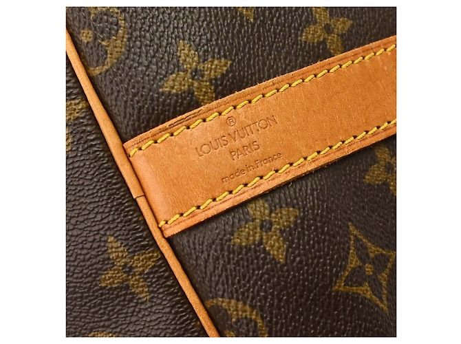 Louis Vuitton Keepall Bandouliere Monogram Canvas 60 Marron - vue 5