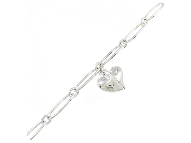Bracciale con charm a cuore chiuso Tiffany & Co. - vista 2