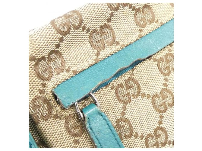 Marsupio Gucci 28566 Blu Beige - vista 4