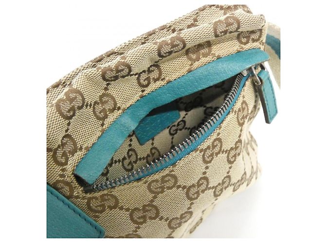 Marsupio Gucci 28566 Blu Beige - vista 8