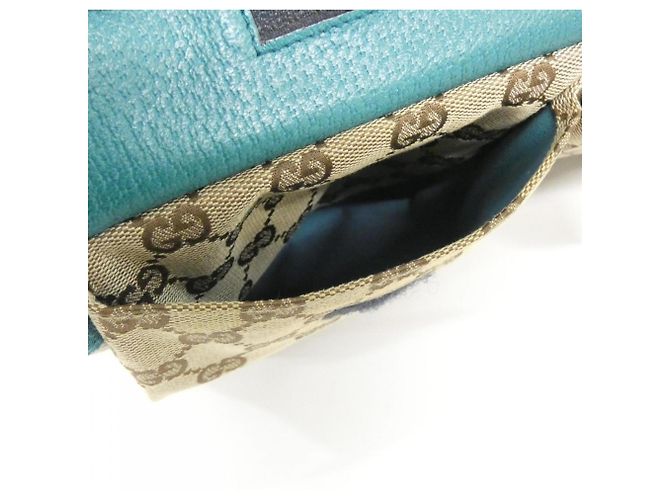 Marsupio Gucci 28566 Blu Beige - vista 9