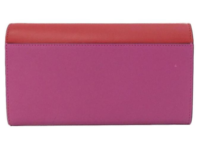 Gucci 410100 AP0BG Long Wallet Rosa Rosso - vista 2