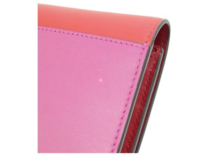 Gucci 410100 AP0BG Long Wallet Rosa Rosso - vista 6