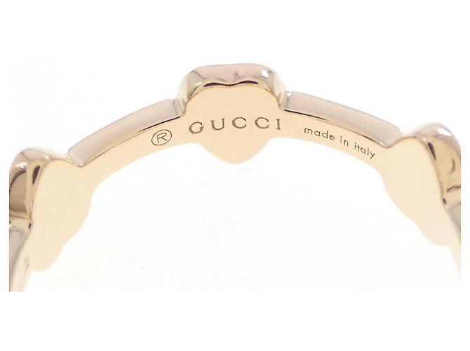 Anello Gucci GG Love in oro rosa - vista 3