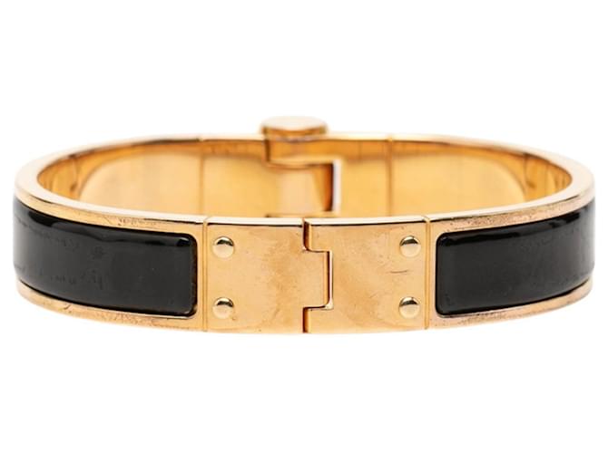 Hermès Bracciale Charm Charnière Hermes Nero - vista 4