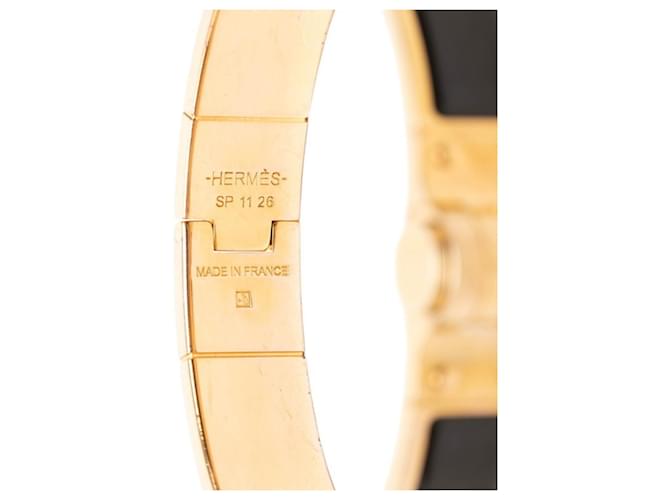 Hermès Bracciale Charm Charnière Hermes Nero - vista 5
