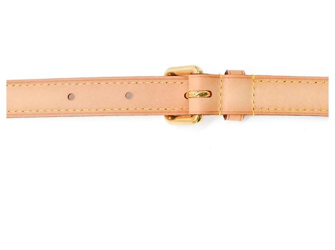 Tracolla Louis Vuitton Bouton in Beige - vista 9