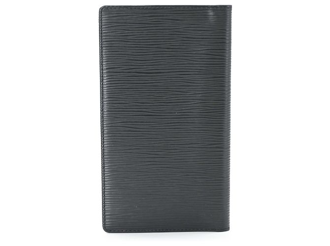 Portacarte in pelle Epi Louis Vuitton Nero - vista 2