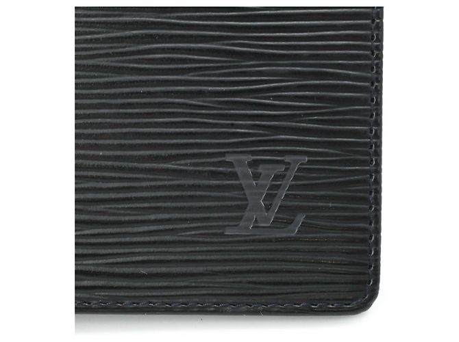 Portacarte in pelle Epi Louis Vuitton Nero - vista 6