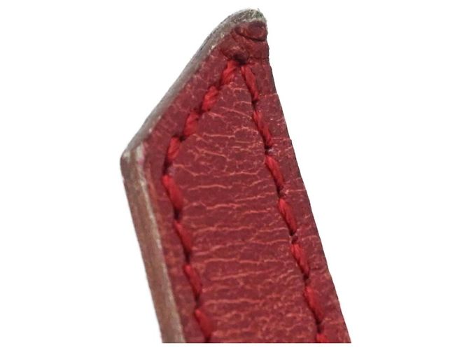 Hermès HERMES Touareg Artemis Red Leder Armband Charm Rot - Ansicht 10