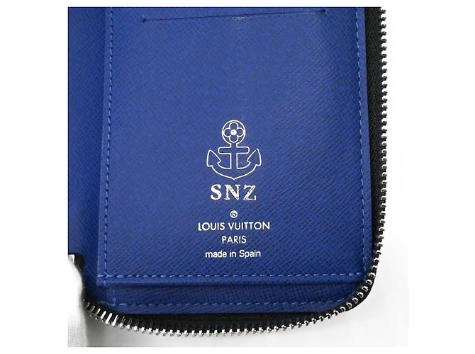 Cartera Zippy Wallet Vertical Long Louis Vuitton en Navy Blue Azul Azul marino - vista 7