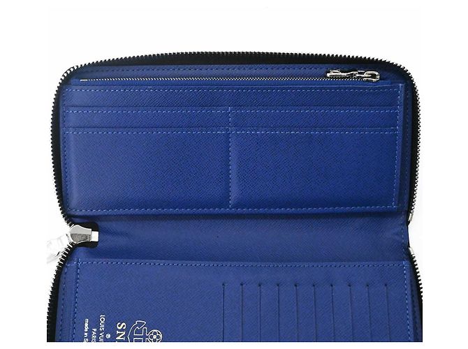 Cartera Zippy Wallet Vertical Long Louis Vuitton en Navy Blue Azul Azul marino - vista 8