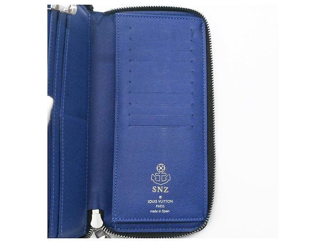 Cartera Zippy Wallet Vertical Long Louis Vuitton en Navy Blue Azul Azul marino - vista 9