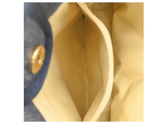 Borsa Tote Chanel Coco Deauville PM Blu navy - vista 13