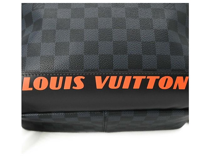 Zaino Louis Vuitton Damier Cobalt Discovery Blu Blu navy - vista 6