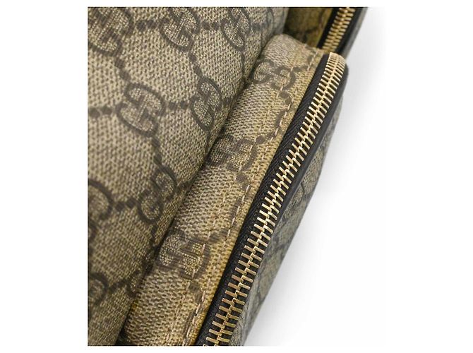 Borsa a Spalla Gucci GG Supreme Marrone Beige - vista 15